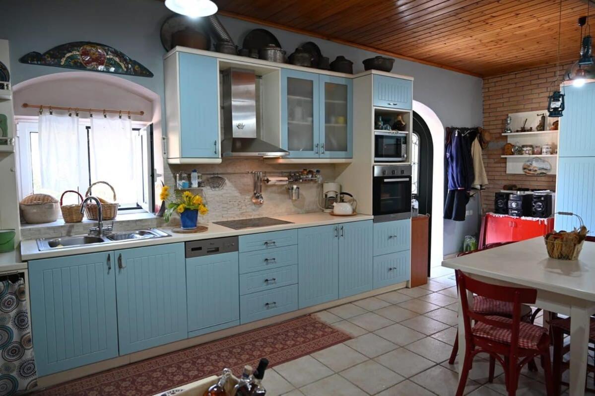 Kalavrita Winter Retreat - Homely Spacious Chalet Ano Vlasia Exterior photo